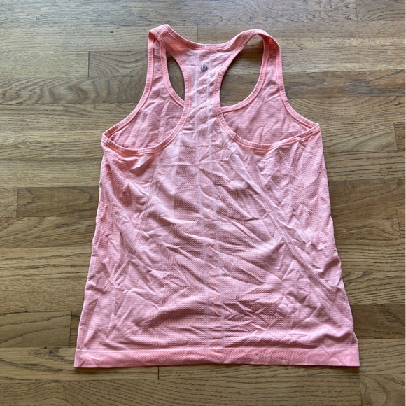 Lululemon womens soft orange tank top size 8 - Picture 2 of 6